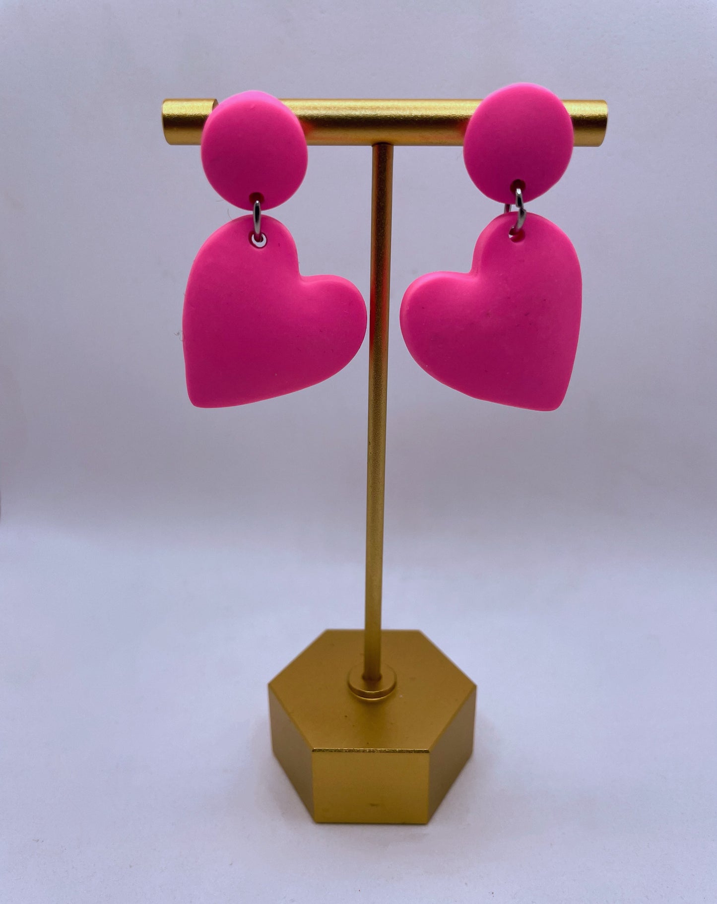 KOKOREWA Design | I Heart U - Puffy Neon Heart Earrings