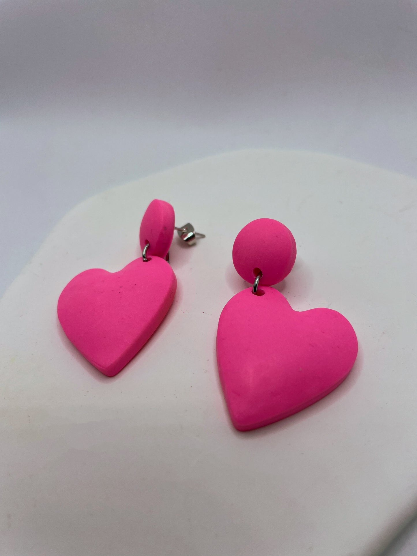 KOKOREWA Design | I Heart U - Puffy Neon Heart Earrings