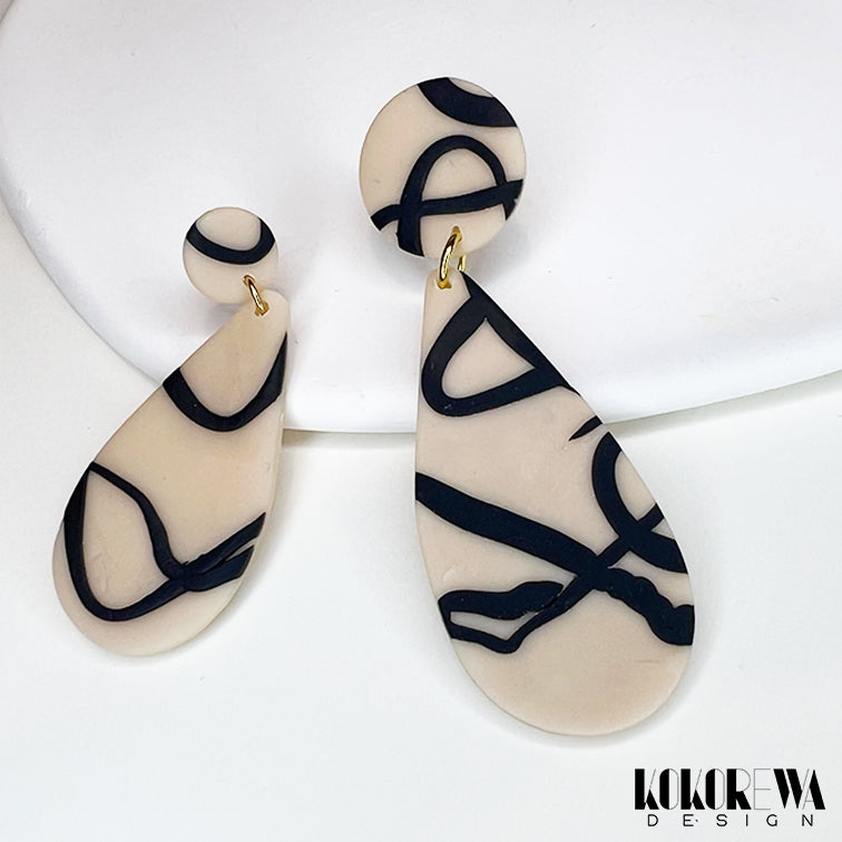 KOKOREWA Design | Monochrome Collection Earrings