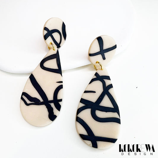 KOKOREWA Design | Monochrome Collection Earrings